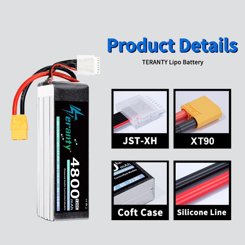 TERANTY 6S 4800mAh Bateria Lip – Drone Battery Connector recenzja i cena